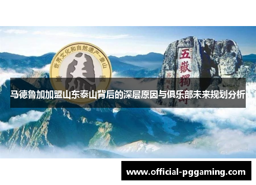 马德鲁加加盟山东泰山背后的深层原因与俱乐部未来规划分析
